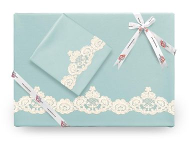 Çeyiz Diyarı Fransız Güpürlü Servella Nevresim Takımı Nil Yeşili - Çeyiz Diyarı