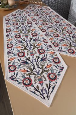 Çeyiz Diyarı Gülsüm 2li Lüks Runner 45x140 Cm - 3