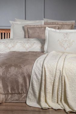 Çeyiz Diyarı Hazal 10 Parça Çeyiz Seti Bej - Çeyiz Diyarı