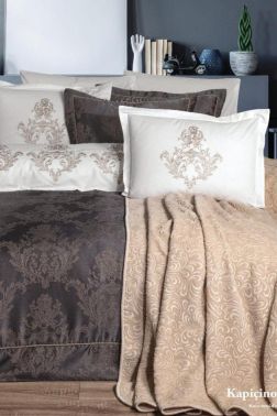 Çeyiz Diyarı Hazal 10 Parça Çeyiz Seti Cappucino - Çeyiz Diyarı