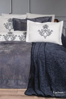 Çeyiz Diyarı Hazal 10 Parça Çeyiz Seti Lacivert - Çeyiz Diyarı