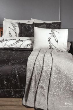 Çeyiz Diyarı Hera 10 Parça Çeyiz Seti Siyah - Çeyiz Diyarı