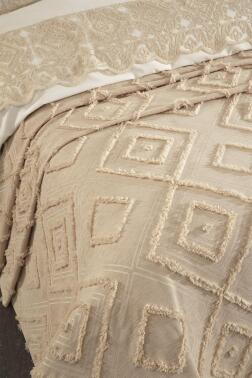 Çeyiz Diyarı Hürrem 10 Parça Battaniyeli Çeyiz Seti Bej - Çeyiz Diyarı (1)