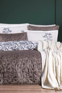 Çeyiz Diyarı İris 10 Parça Çeyiz Seti Antrasit - Çeyiz Diyarı