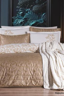 Çeyiz Diyarı İris 10 Parça Çeyiz Seti Cappucino - Çeyiz Diyarı