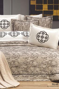 Çeyiz Diyarı Jasmin 10 Parça Çeyiz Seti Siyah - Çeyiz Diyarı