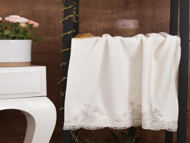 Çeyiz Diyarı Karimo Çeyizlik Havlu Krem - Çeyiz Diyarı