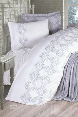 Çeyiz Diyarı Kristina 10 Parça Çeyiz Seti Gri - Çeyiz Diyarı