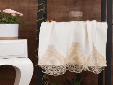 Çeyiz Diyarı Legend Çeyizlik Havlu Krem - Çeyiz Diyarı