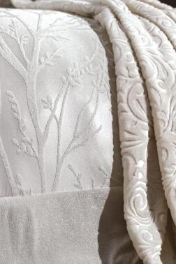Çeyiz Diyarı Natural 10 Parça Battaniyeli Çeyiz Seti Krem - 3