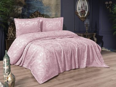 Çeyiz Diyarı Olive 3 Parça Yatak Örtüsü Takımı Lavanta - Çeyiz Diyarı