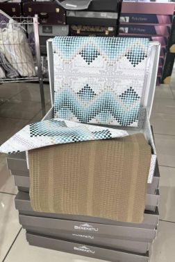 Çeyiz Diyarı Petek Tek Kişilik Pamuklu Pike Takımı Kahve - 1