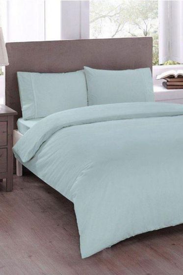 Çeyiz Diyarı Pure Çift Kişilik Nevresim Seti Mint - Çeyiz Diyarı