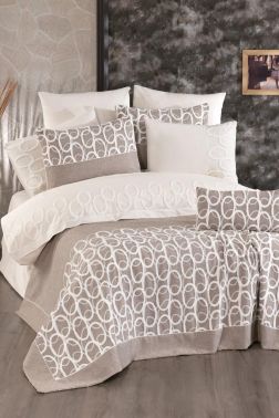 Çeyiz Diyarı Ring 10 Parça Çeyiz Seti Bej - Çeyiz Diyarı