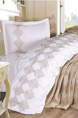 Çeyiz Diyarı Seher 10 Parça Çeyiz Seti Cappucino - Çeyiz Diyarı