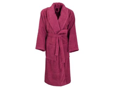 Çeyiz Diyarı Soft Pamuk Tek Bornoz Mürdüm - Çeyiz Diyarı