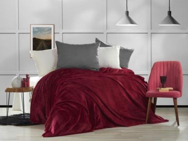 Çeyiz Diyarı Softy Çift Kişilik Ultrasoft Tek Battaniye Kırmızı - Hobby