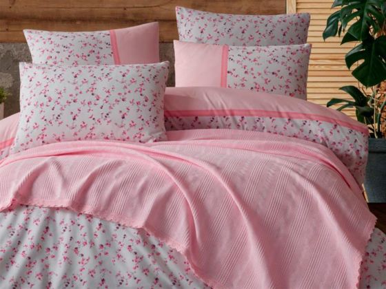 Çeyiz Diyarı Spring Floral Güpürlü Pike Takımı - Çeyiz Diyarı (1)