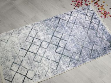 Çeyiz Diyarı White Of Bambu Kaydırmaz Taban Halı 80x150 Cm - Çeyiz Diyarı
