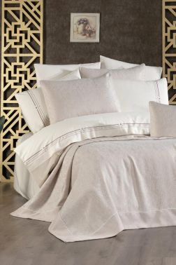 Çeyiz Diyarı Zülal 10 Parça Çeyiz Seti Bej - Çeyiz Diyarı