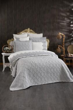 Chery Gelin Seti 7 Parça Gri - Çeyiz Diyarı