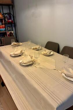 Colber 26 Parça Masa Örtüsü Takımı Bej - Çeyiz Diyarı (1)