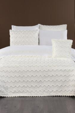 Colorado Modern 9 Parça Gelin Seti Ekru - Çeyiz Diyarı