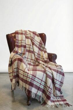 Cotton Touch Tek Kişilik 130x170 cm Tv Battaniyesi Bordo - Çeyiz Diyarı