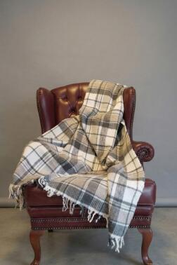 Cotton Touch Tek Kişilik 130x170 cm Tv Battaniyesi Krem Bej - Çeyiz Diyarı