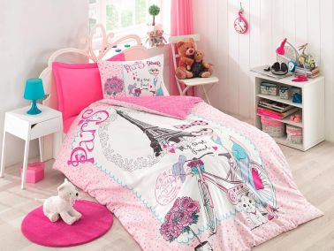 Cottonbox Junior Best Friend Tek Kişilik Nevresim Takımı Pembe - Cotton Box