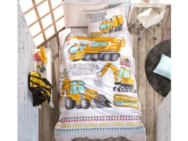 Cottonbox Junior Track Tek Kişilik Nevresim Takımı Turkuaz - Cotton Box (1)