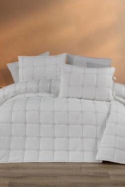 Cratos Comfort Çift Kişilik Yatak Örtüsü Krem - 1