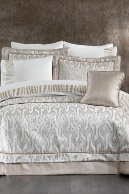 Darla Jakarlı 10 Parça Çeyiz Seti Bej - Çeyiz Diyarı