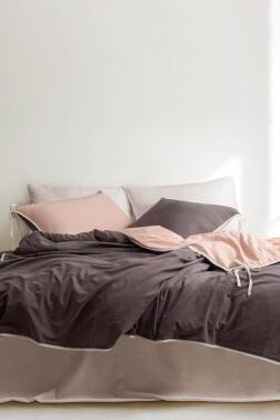 Demeter Solid %100 Pamuklu Çift Kişilik Nevresim Takımı - Çeyiz Diyarı