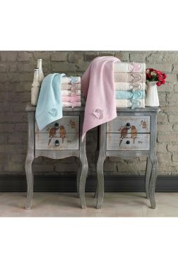 Deren Kelebek Figürlü 6lı El Yüz Havlu Seti - Çeyiz Diyarı