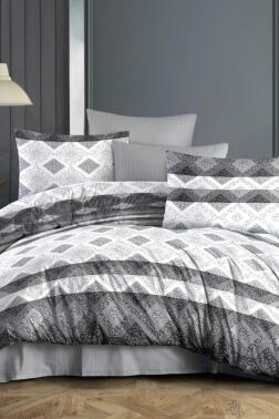 Diesen Çift Kişilik Nevresim Takımı Gri - Çeyiz Diyarı