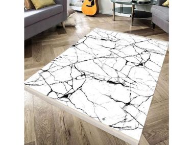 Dokuma Taban İpeksi Halı Crack Wall Beyaz 160x230 Cm - Çeyiz Diyarı (1)