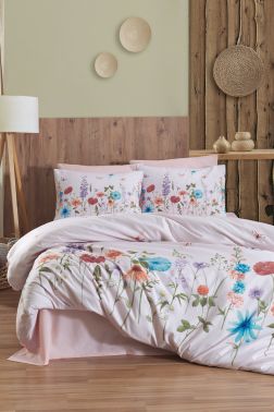 Dolce Uyku Seti Çift Kişilik Pudra - Çeyiz Diyarı