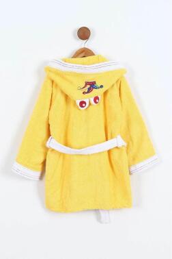 Duma 6-7 Yaş Çocuk Bornozu Sarı - Çeyiz Diyarı (1)