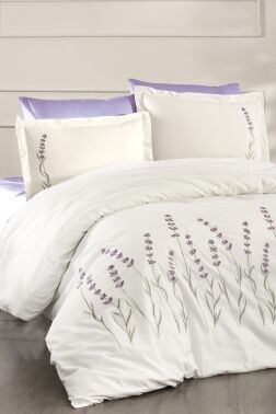 Ebru Nakışlı 6 Parça Nevresim Takımı - Çeyiz Diyarı