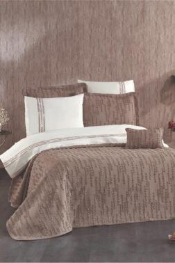 Efsa Gelin Seti 8 Parça Vizon - Çeyiz Diyarı