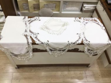 Elfin 5 Parça Simli Salon Takımı - Çeyiz Diyarı