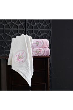 Elisa Bukle 3D Nakışlı 3'lü Mutfak Havlu Seti - Çeyiz Diyarı