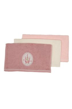 Elisa Bukle Nakışlı El Yüz Havlusu 6'lı - Çeyiz Diyarı