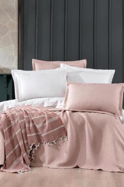 Elite Modern 8 Parça Gelin Seti Pudra - Çeyiz Diyarı