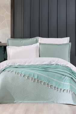 Elite Modern 8 Parça Gelin Seti Yeşil - Çeyiz Diyarı