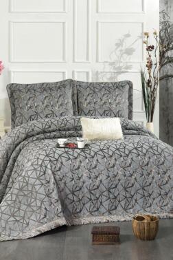 Eliz Şönil Çift Kişilik Yatak Örtüsü 260x260 cm Turkuaz - Çeyiz Diyarı