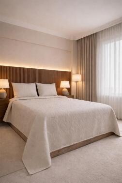 Elva 3 Parça Çift Kişilik Yatak Örtüsü 235x245 cm - Çeyiz Diyarı