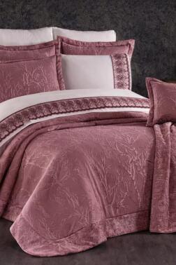 Emilia 11 Parça Çeyiz Seti Gül Kurusu - Çeyiz Diyarı