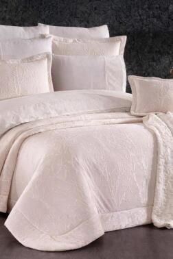 Emilia 11 Parça Çeyiz Seti Krem - Çeyiz Diyarı